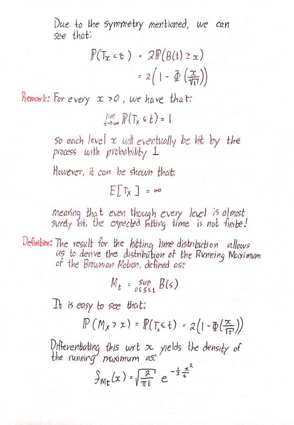 Stochastic Analysis Lecture 6 7