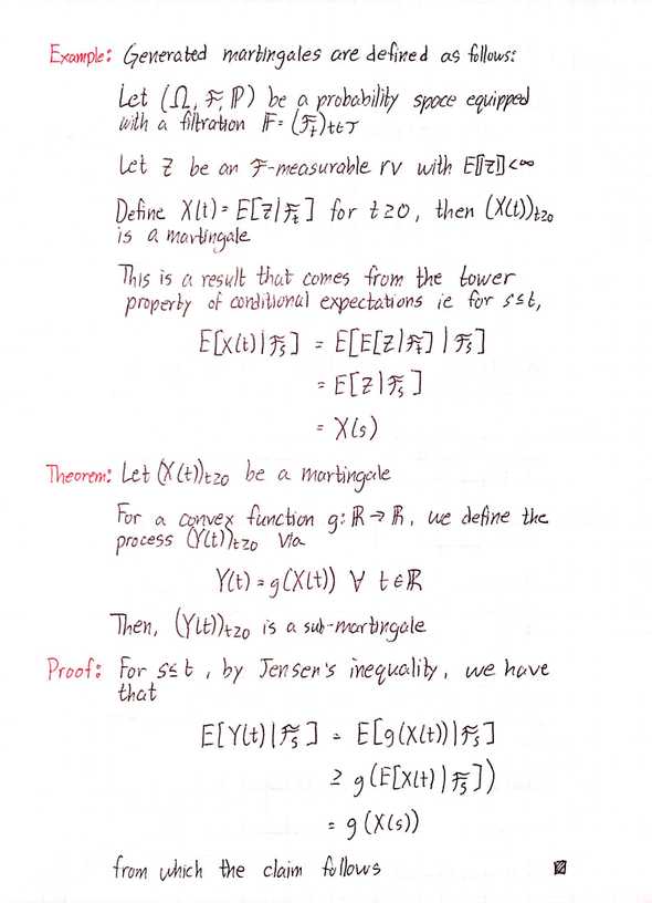 Stochastic Analysis Lecture 6 15