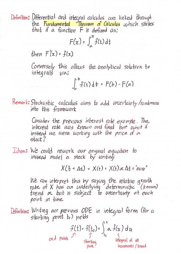 Stochastic Analysis Lecture 1 2